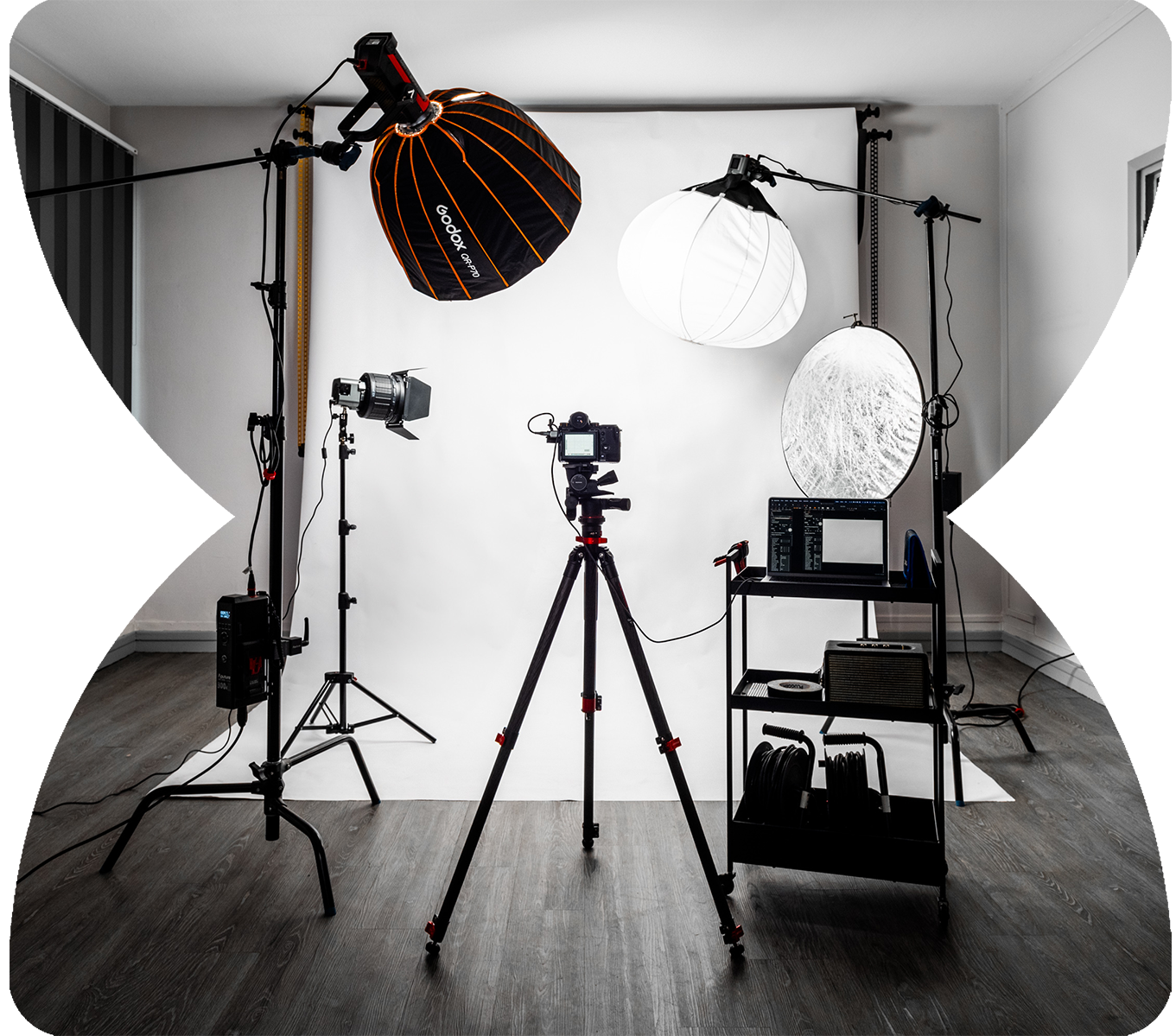 studio photo équipé